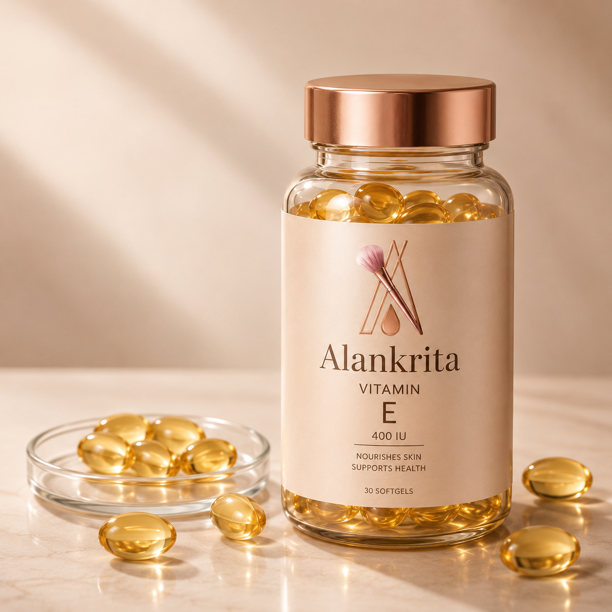 Alankrita Vitamin E 400 IU – 60 Capsules